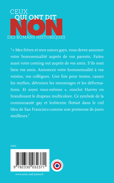 Harvey Milk : "Non à l'homophobie"