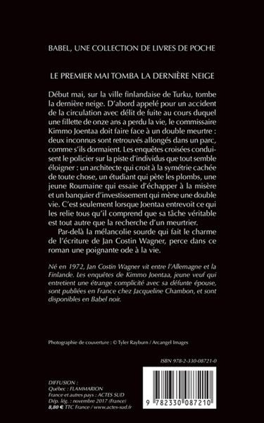 Le premier mai tomba la dernière neige