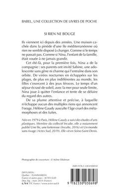 Si rien ne bouge