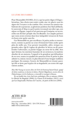 Le livre des sabres