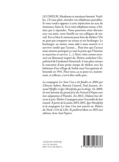 Notre crâne comme accessoire