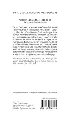 Le voyage d'Anna Blume