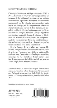 Autrement et encore