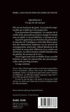 Millénium 4 - Ce qui ne me tue pas