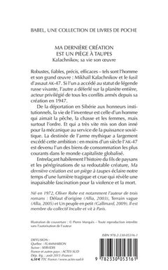 Ma dernière création est un piège à taupes