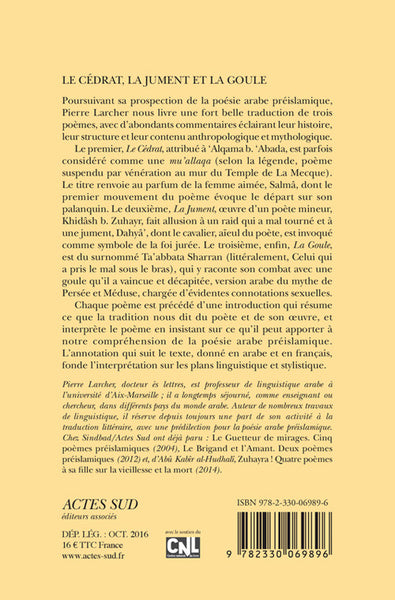 Le Cédrat, la Jument et la Goule