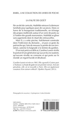 La faute de goût
