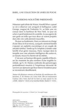 Puissions-nous être pardonnés