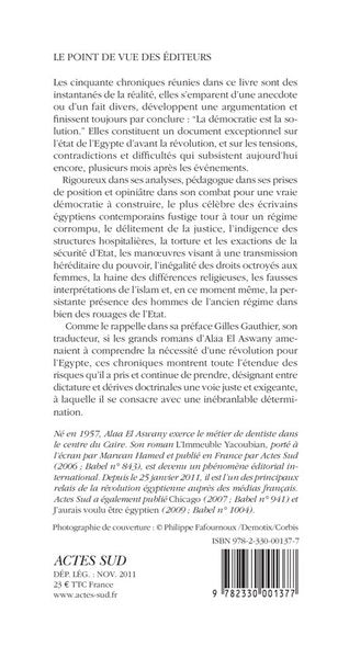 chroniques de la révolution égyptienne