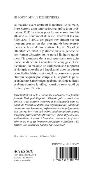 Sauvegarde: Journal 2001-2003