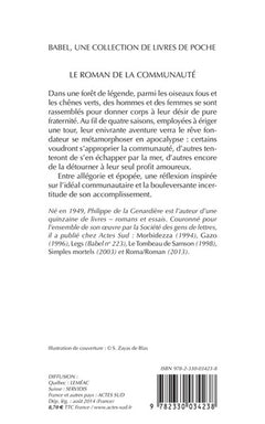 Le roman de la communauté