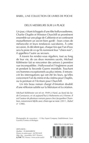 Deux messieurs sur la plage