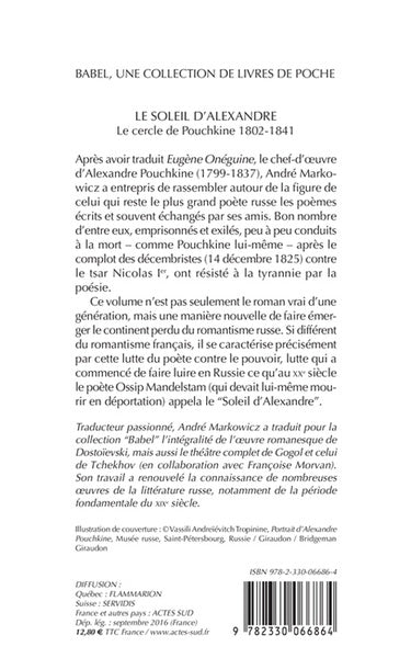 Le soleil d'Alexandre