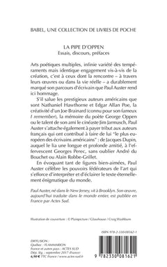 La pipe d'Oppen