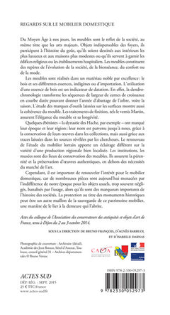Regards sur le mobilier domestique