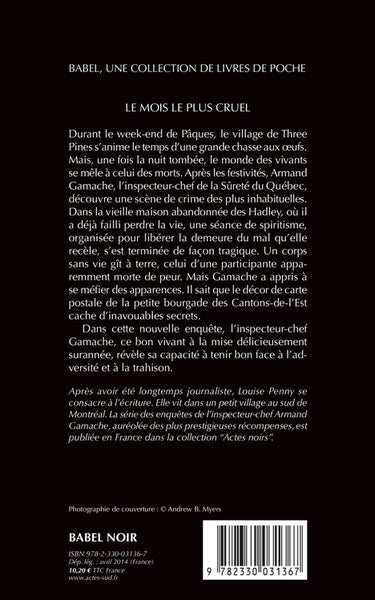 Le mois le plus cruel