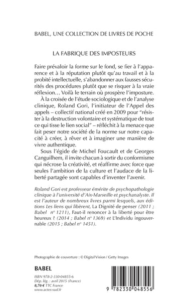 La fabrique des imposteurs
