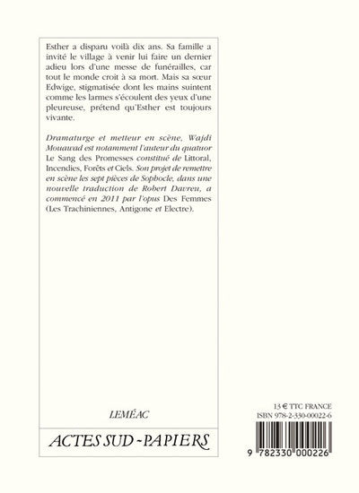 Les mains d'Edwige au moment de la naissance