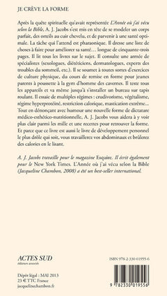 Je crève la forme