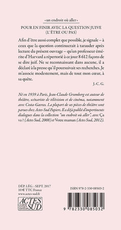 Pour en finir avec la question juive (L'être ou pas)