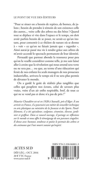 Les arbres dont je suis fait et autres retours sauvages