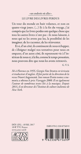 Le livre des livres perdus