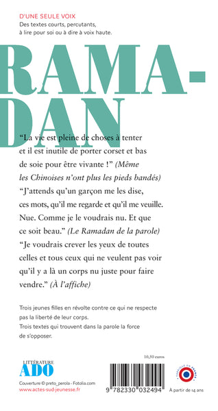 Le ramadan de la parole