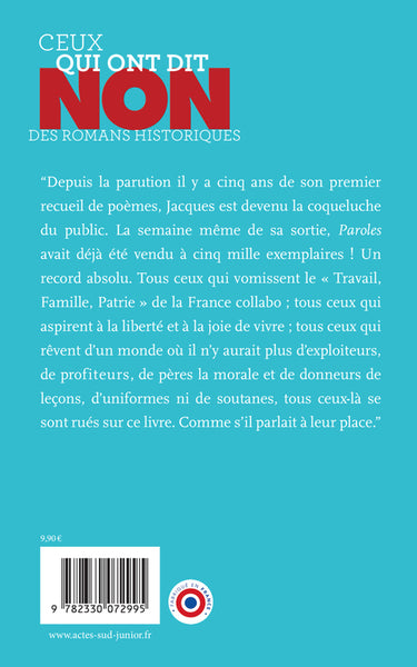 Jacques Prévert : "Non à l'ordre établi"