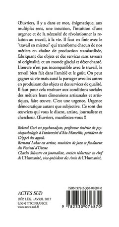 Manifeste des oeuvriers