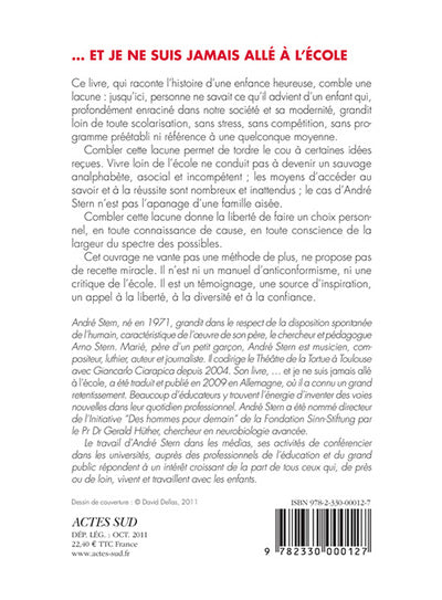 ...et je ne suis jamais allé à l'école