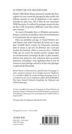 Chansons animales et cacophonie humaine