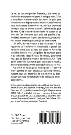 Le Goût des pesticides dans le vin