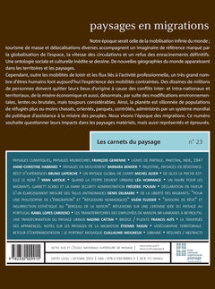 Paysages en migrations