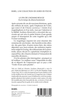 La fin de l'homme rouge