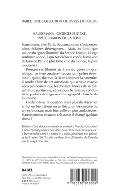Haussmann, Georges-Eugène, Préfet-baron de la Seine