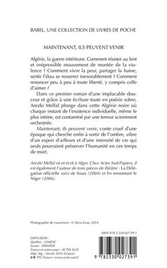 Maintenant, ils peuvent venir