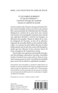 Et les faibles subissent ce qu'ils doivent ?