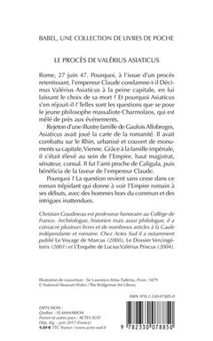 Le procès de Valérius Asiaticus