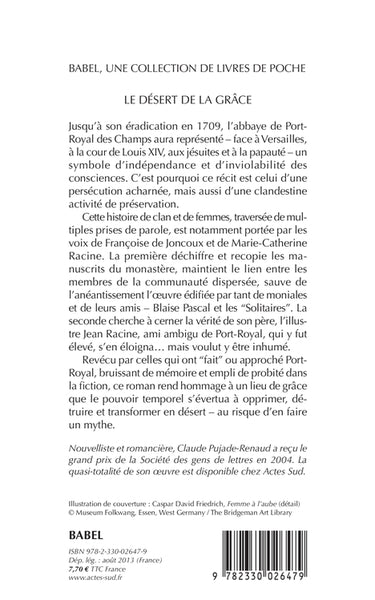 Le désert de la grâce