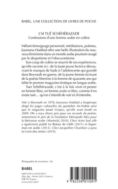 J'ai tué Schéhérazade