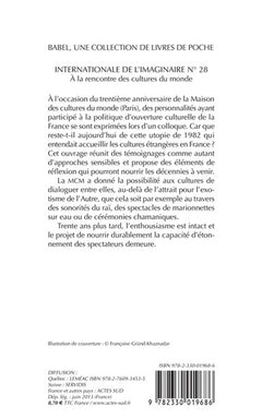 Internationale de l'imaginaire n° 28
