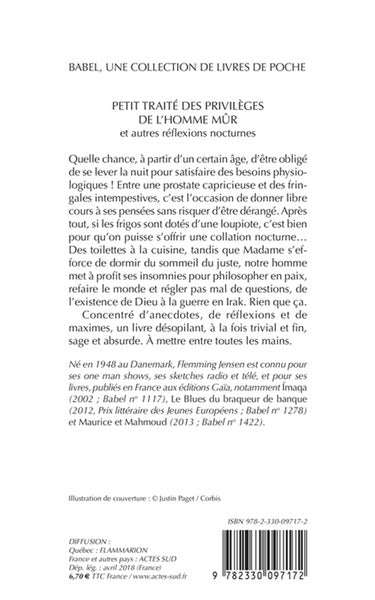 Petit traité des privilèges de l'homme mûr