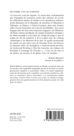 Léo Ferré, une vie d'artiste