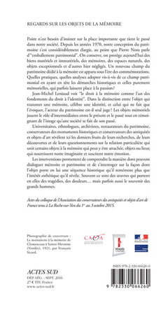 Regards sur les objets de mémoire