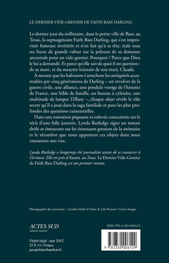 Le dernier vide-grenier de Faith Bass Darling