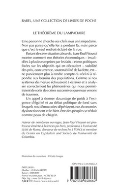 Le Théorème du lampadaire