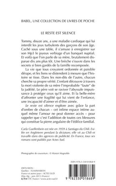 Le reste est silence