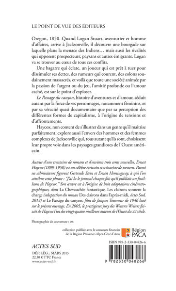 Le passage du canyon