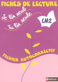 Je lis seul, Tu lis seule CM2