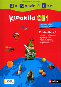 Un Monde à Lire - Kimamila CE1 - série rouge - cahier livre 1